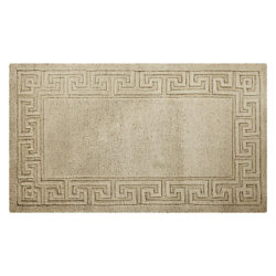 Madras Greek Key Rugs, Cream Cream